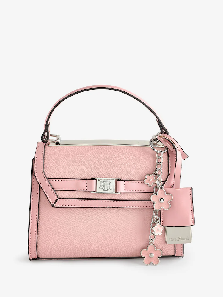 River Island Pink Mini Cross-Body Tote Bag