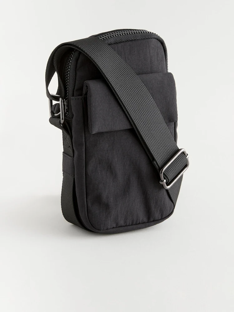 VONALZO Black Phone Bag