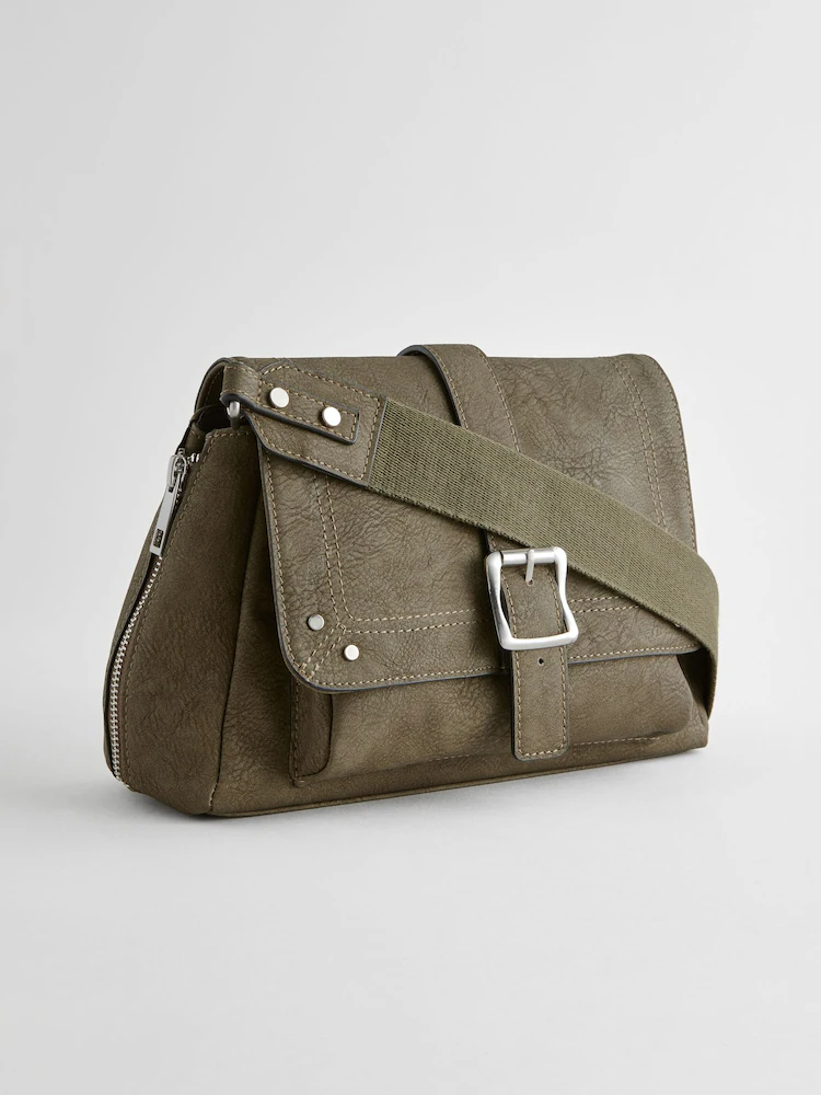 Green Utility Cross-Body Bag