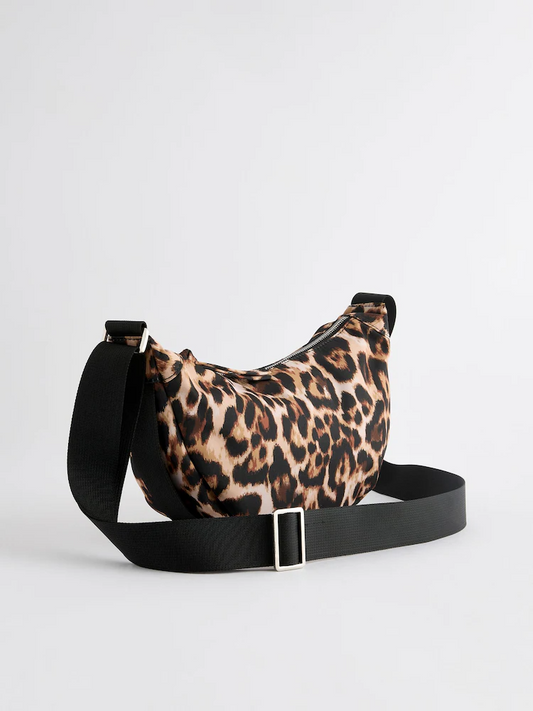 Leopard Sling Cross-Body Bag